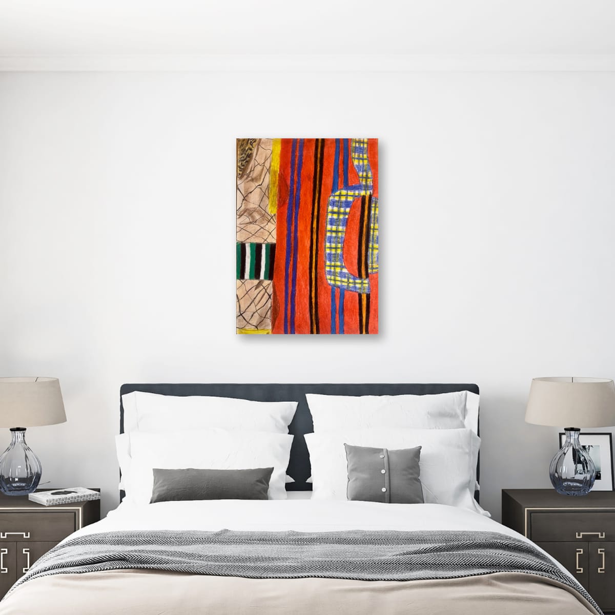 Patchwork Village: Palestine’s Resilience - Original Artwork