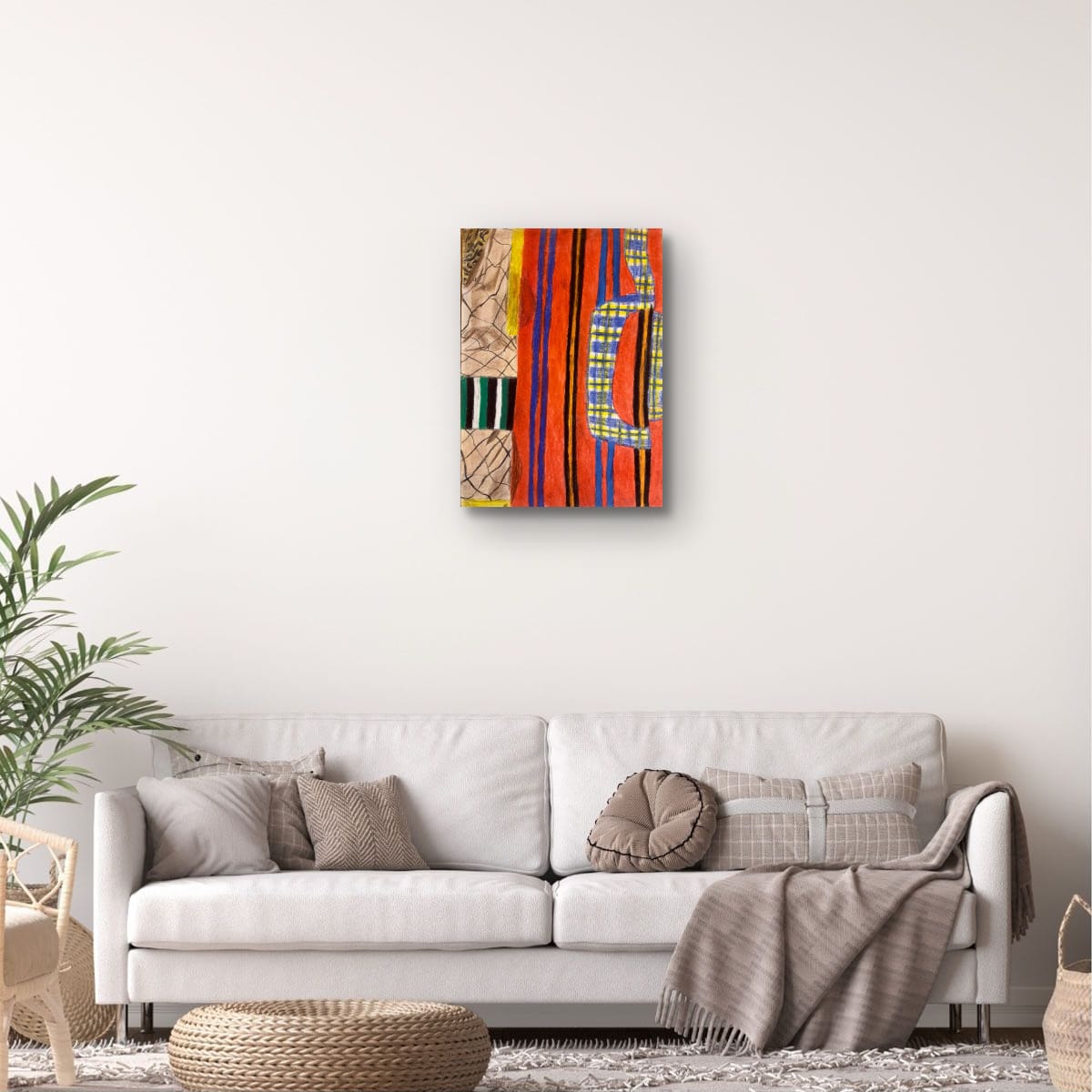 Patchwork Village: Palestine’s Resilience - Original Artwork