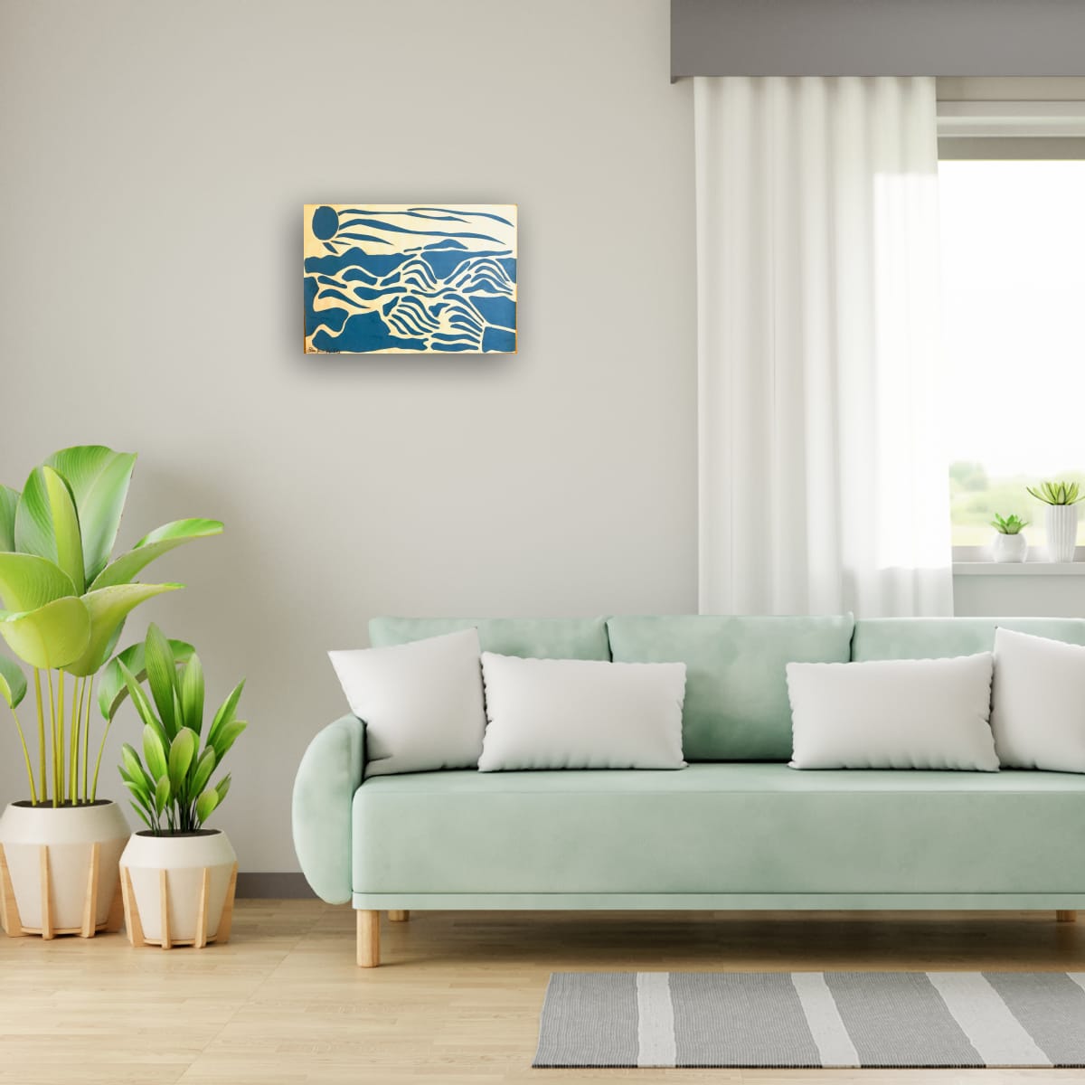 Blue Airwaves - Original Artwork