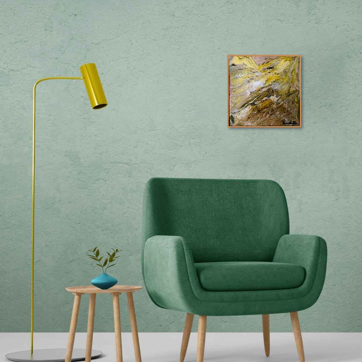 Reminiscence – Original Abstract Acrylic Pour Painting