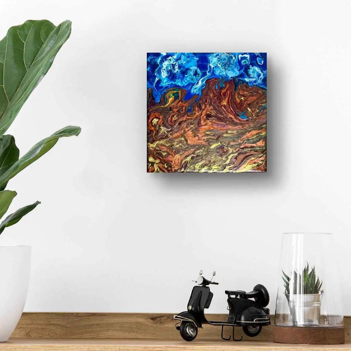 Original Painting - Zeffir (exhale) - Abstract Earth & Sky