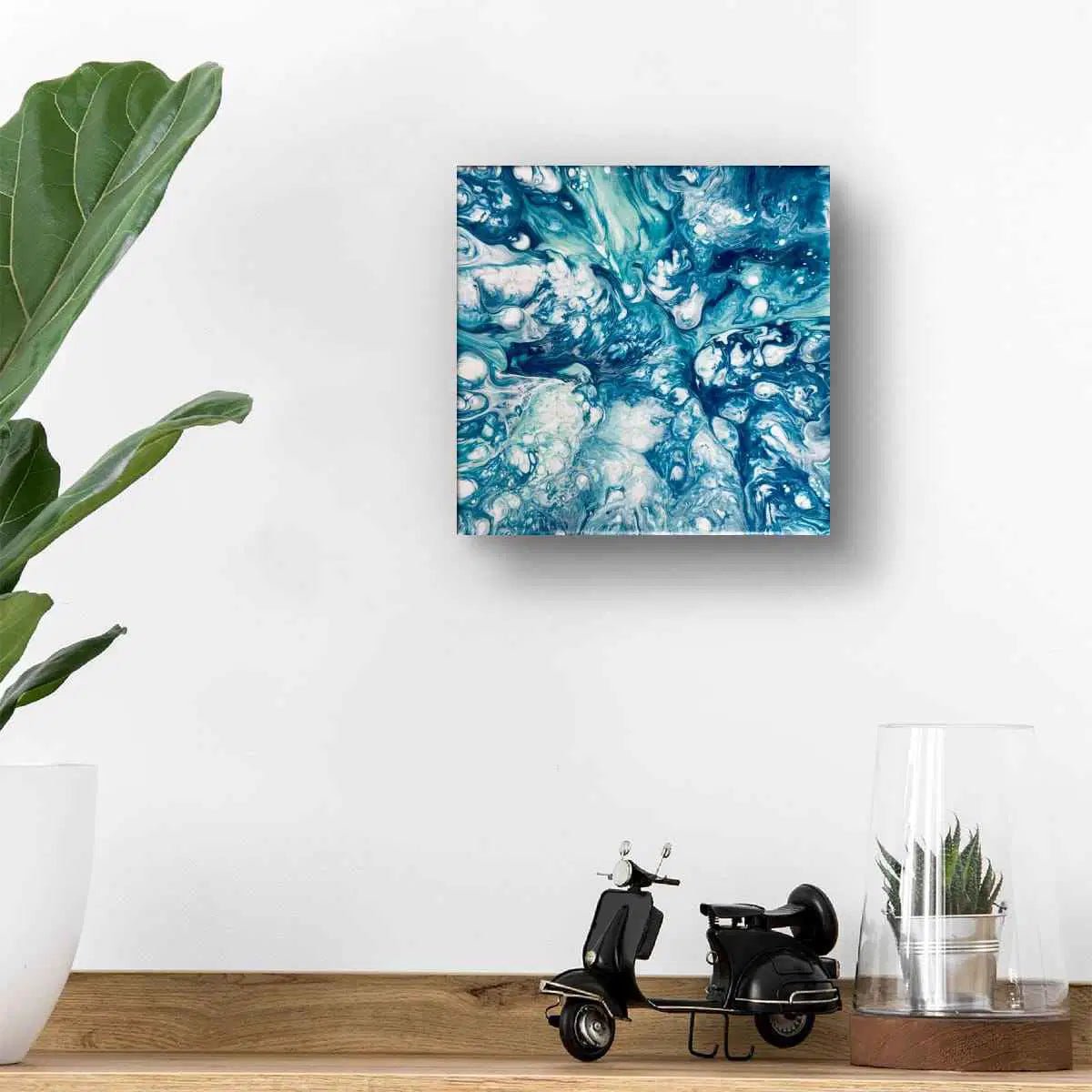 Original Painting - Reef - Submerged Fluid Abstract Sea Foam