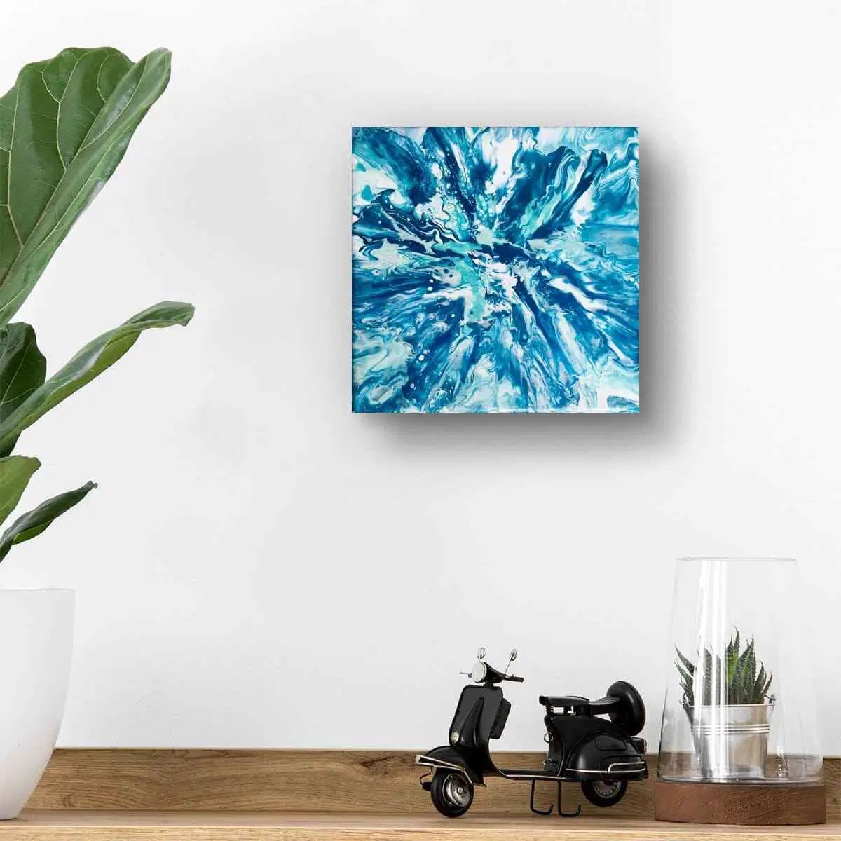 Original Painting - Riptide - Fluid Abstract Exploding Wave