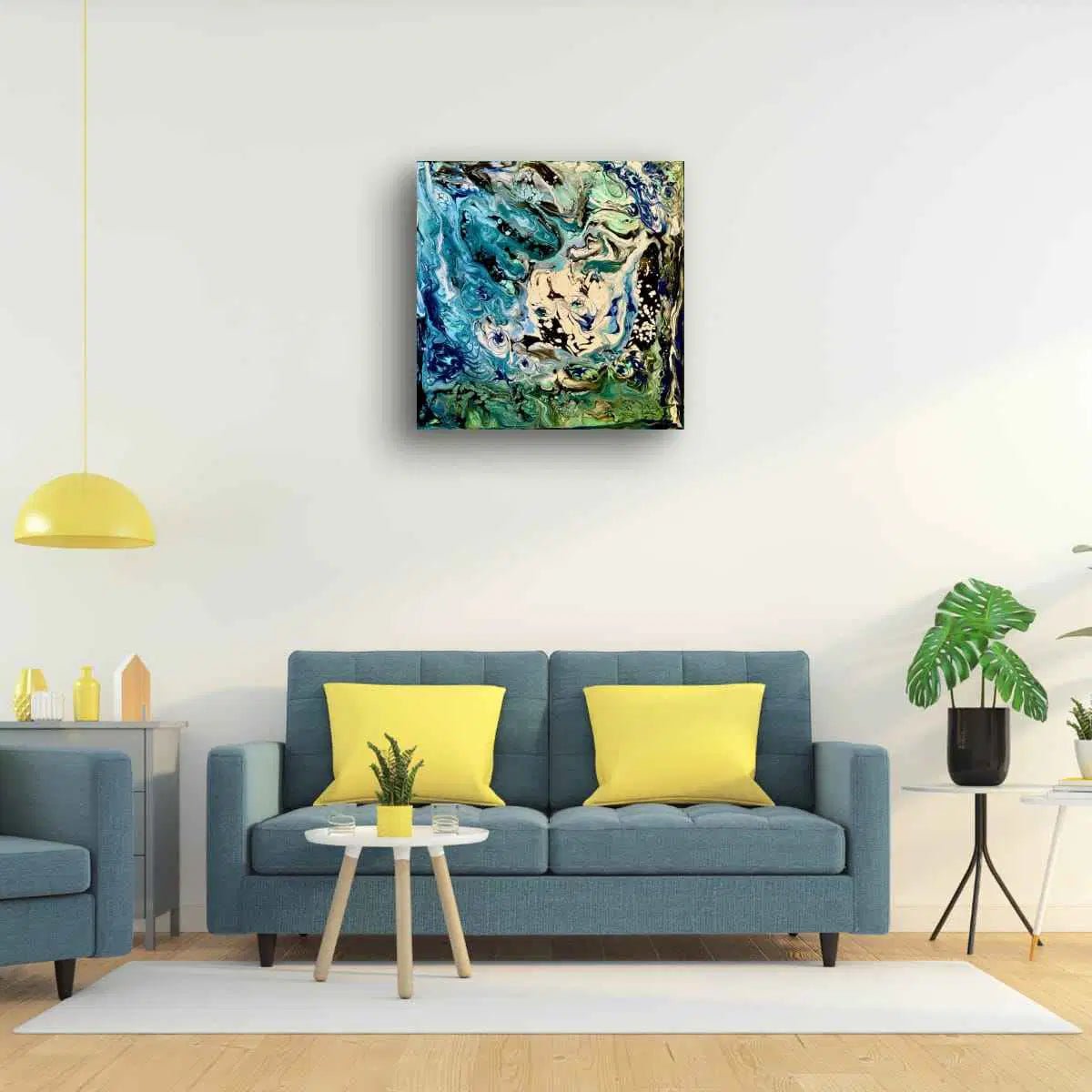 Original Painting - Tectonic - Fluid Abstract Geologic Art
