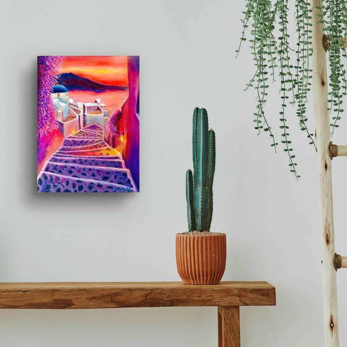 Original Painting – Warm Embrace – Romantic Evening Landscape