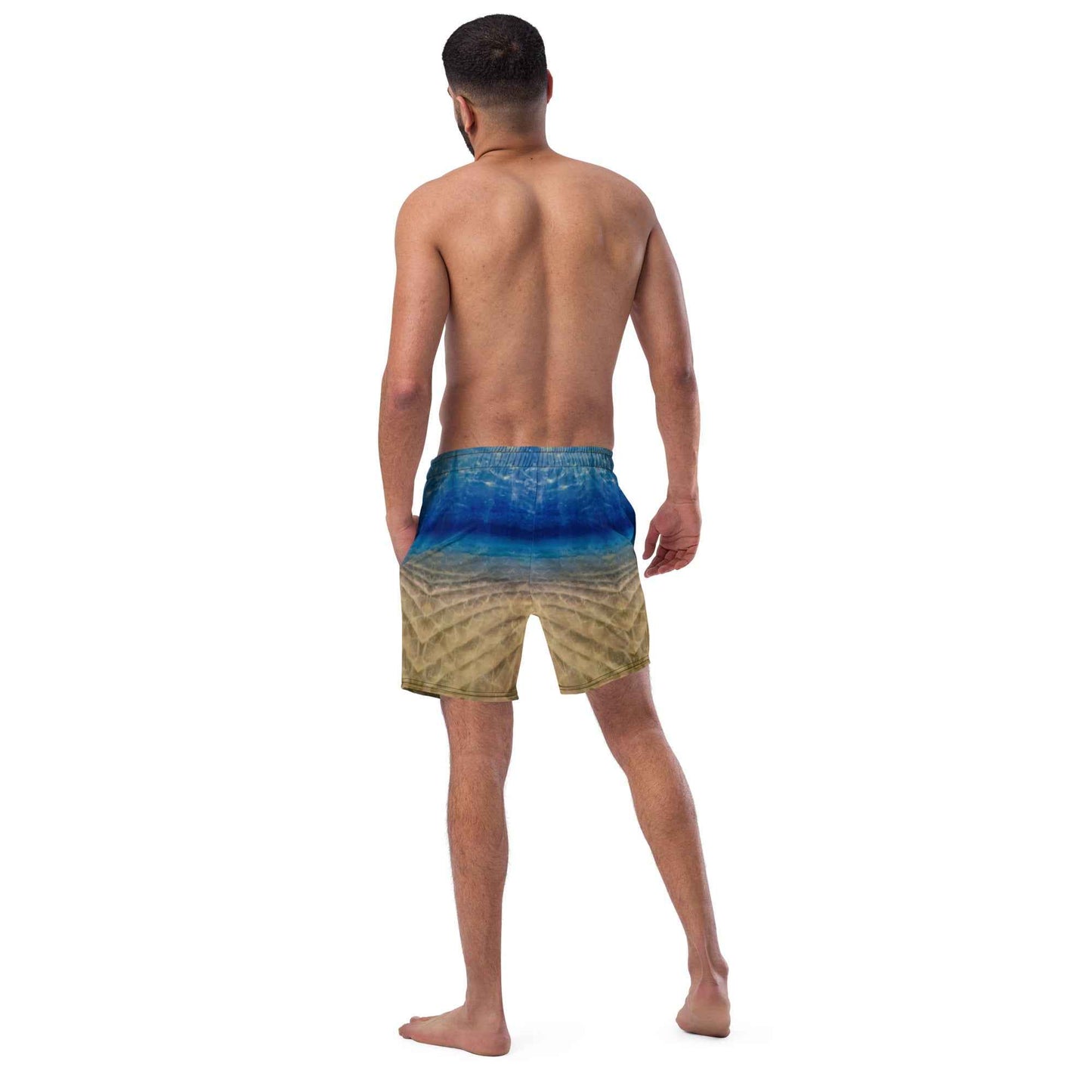 Men's Swim Trunks - Hypnosis - Underwater Scene & Light