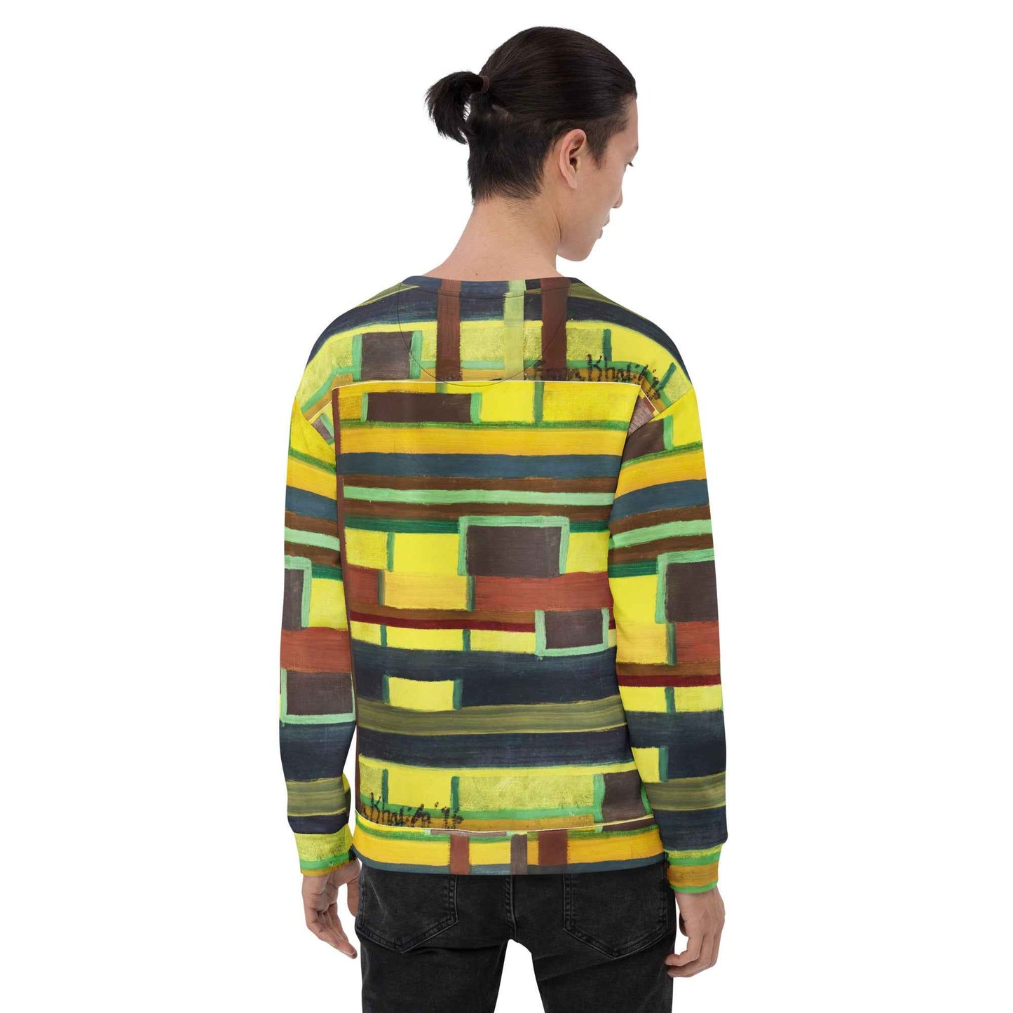 Unisex Sweatshirt - City in Grids - Geometric Abstract Urban
