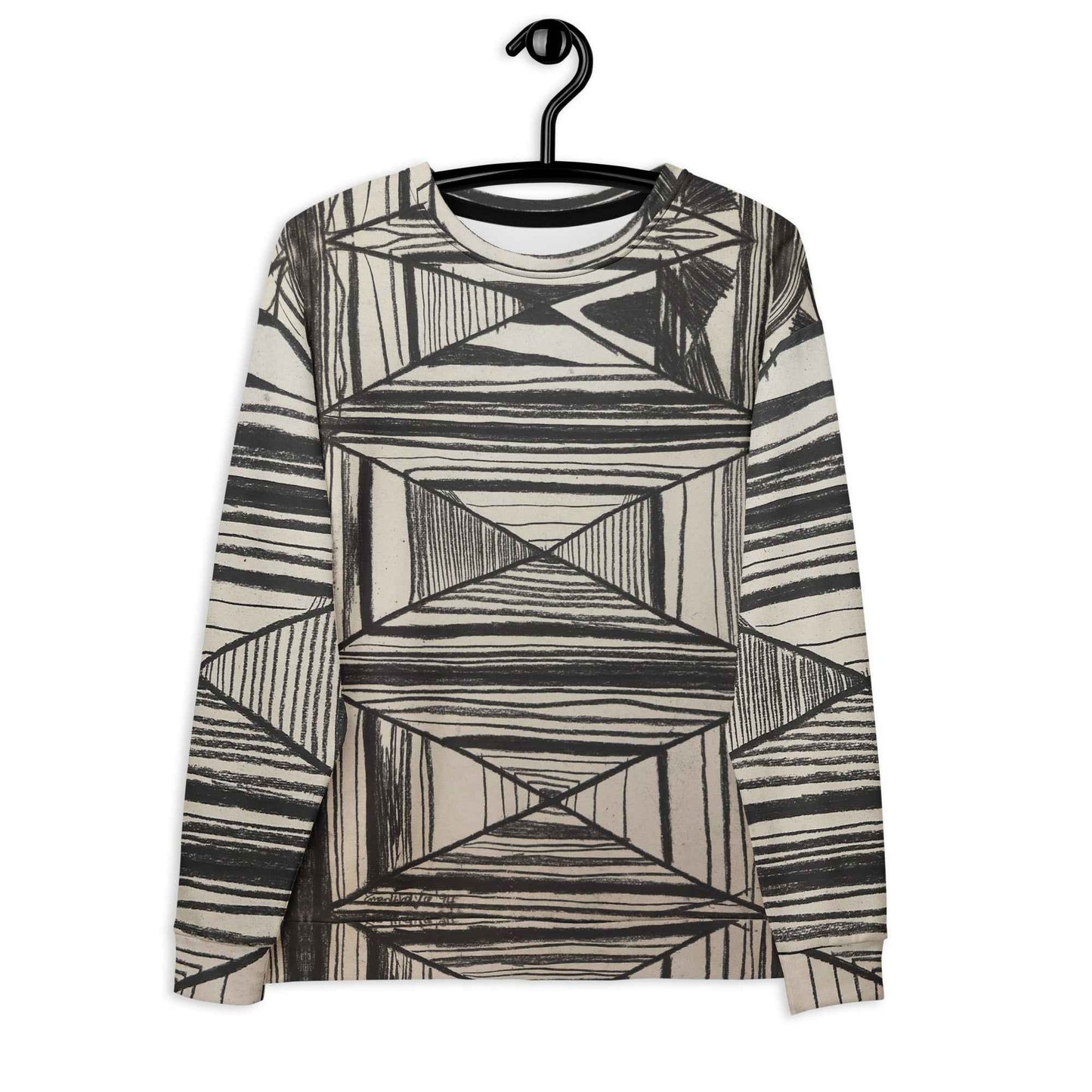 Unisex Sweatshirt - Deception - Geometric Op Art