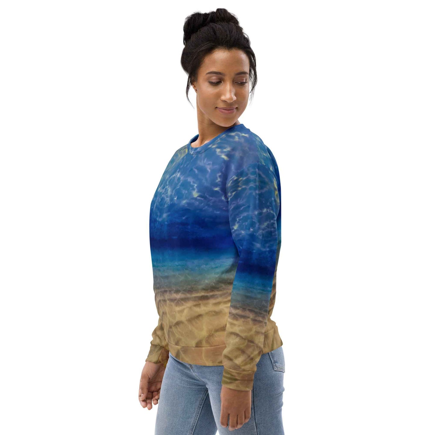 Unisex Sweatshirt - Hypnosis - Underwater Scene & Light