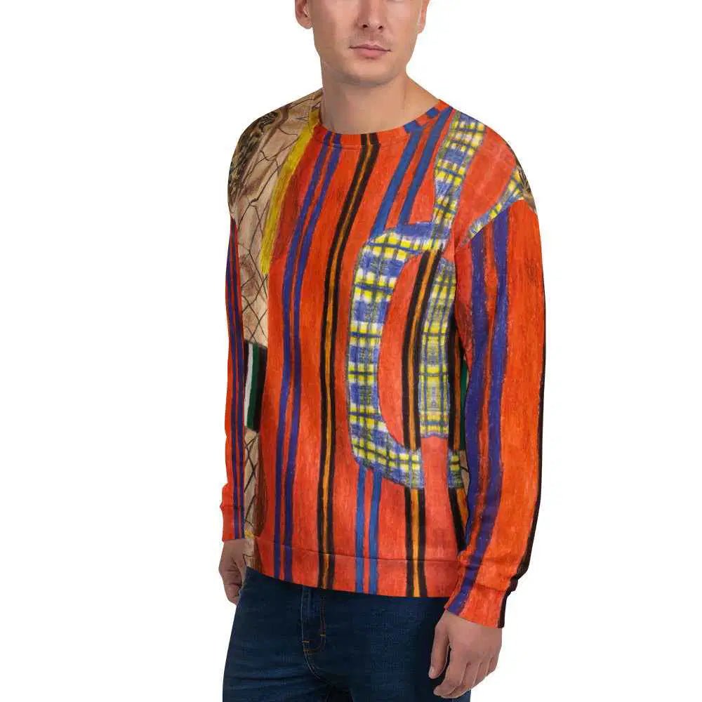 Unisex Sweatshirt - Palestine's Resilience - Folk Abstract