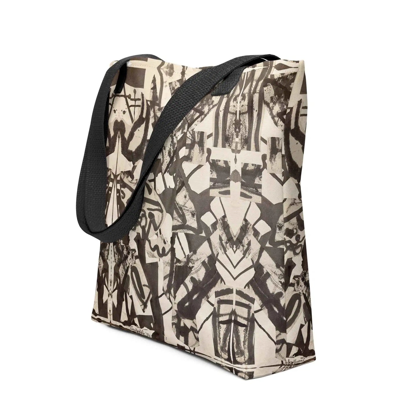 Tote Bag - Fragments of Memory - Abstract Ink Splash