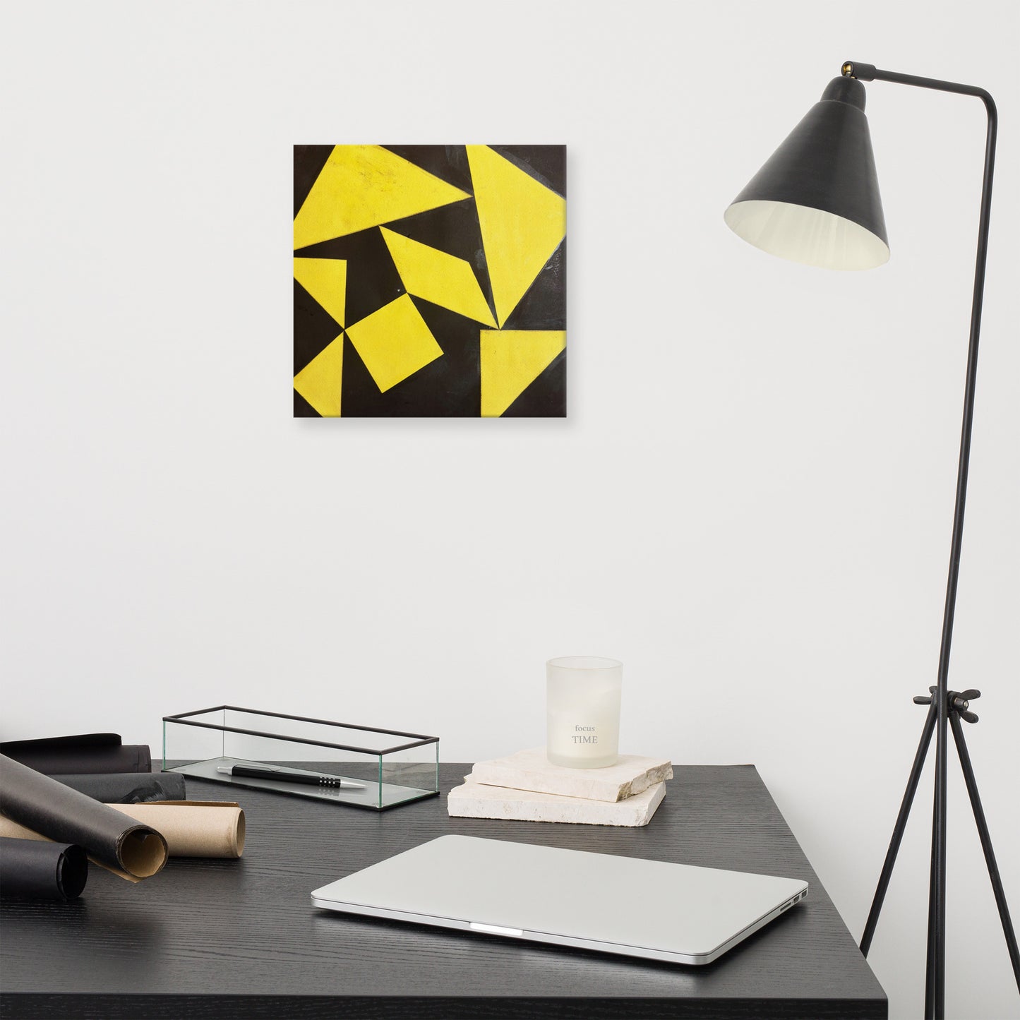 Golden Fracture - Canvas Print
