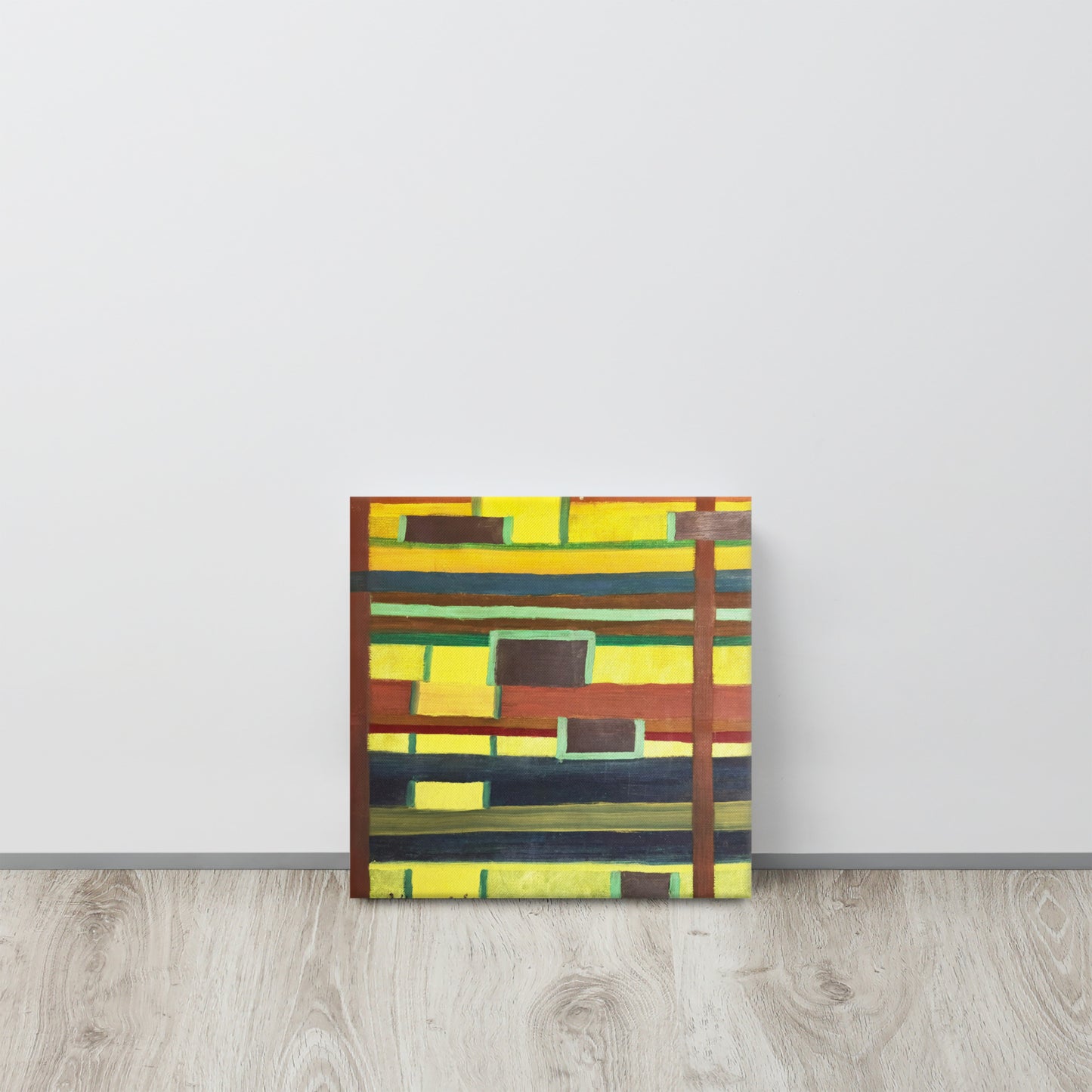 City In Grids - Canvas Print