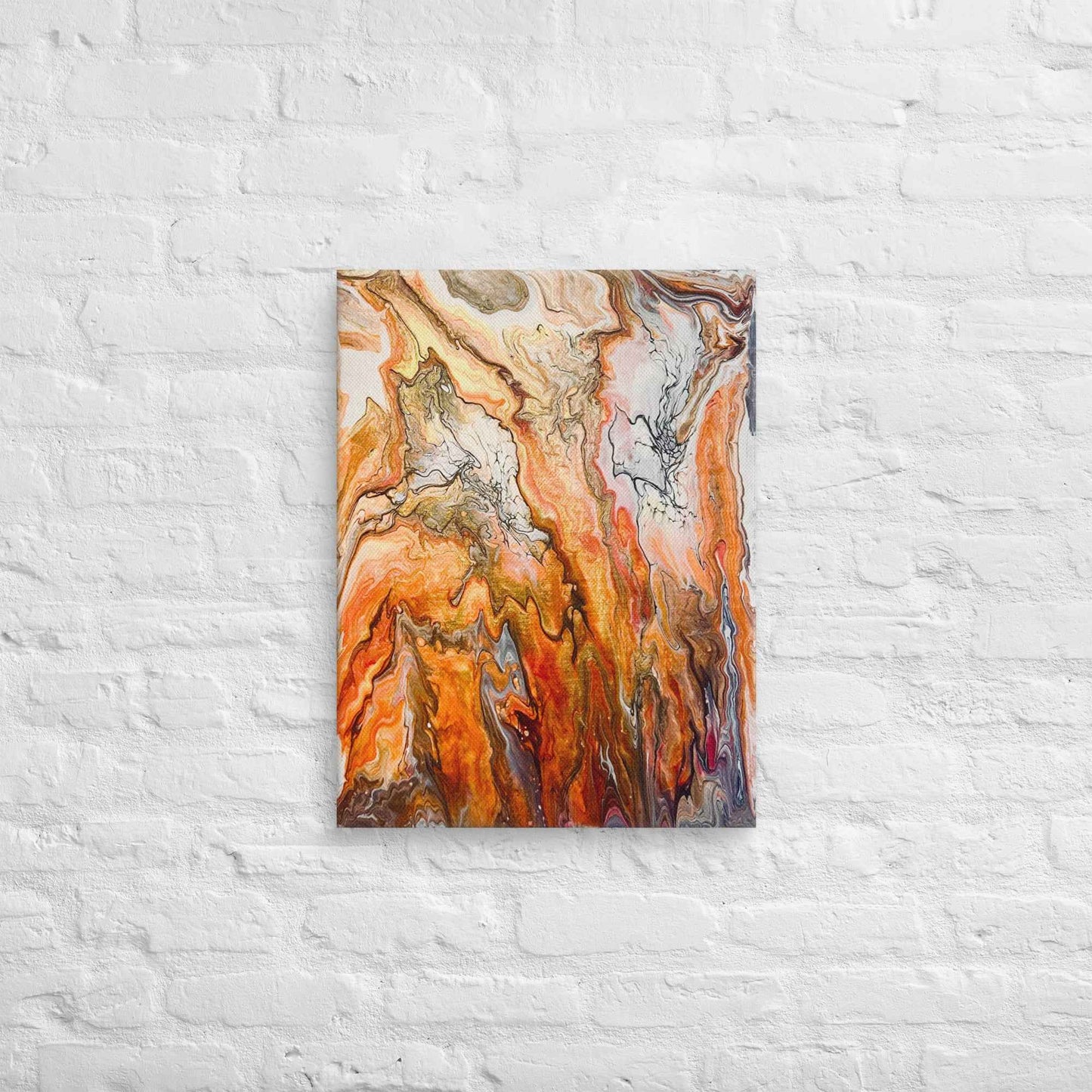 Canvas Print - Canyon - Fluid Abstract Earth Tone