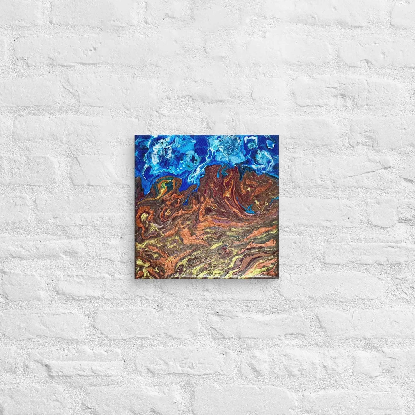 Canvas Print - Zeffir (exhale) - Fluid Abstract Earth & Sky