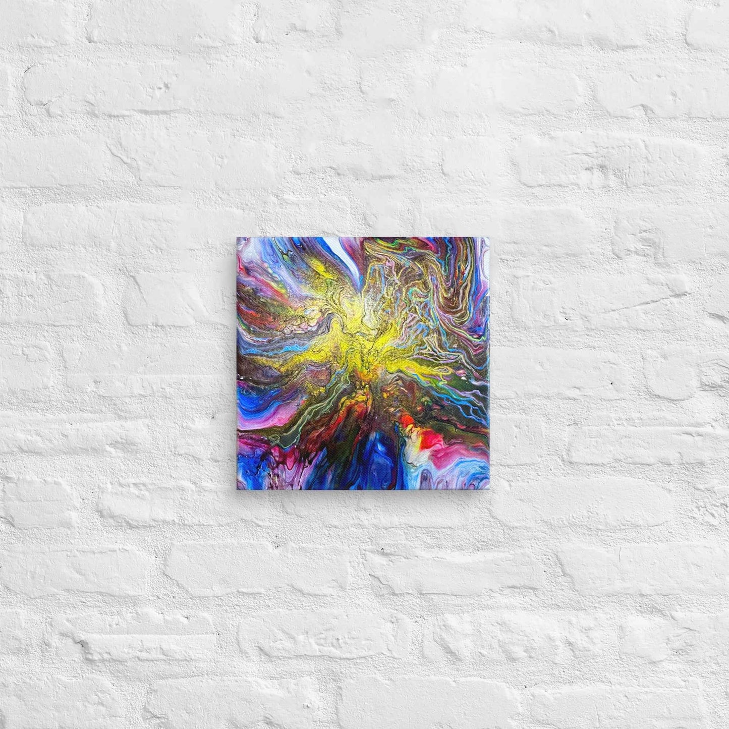 Canvas Print - In The Beginning - Cosmic Gold Explosion