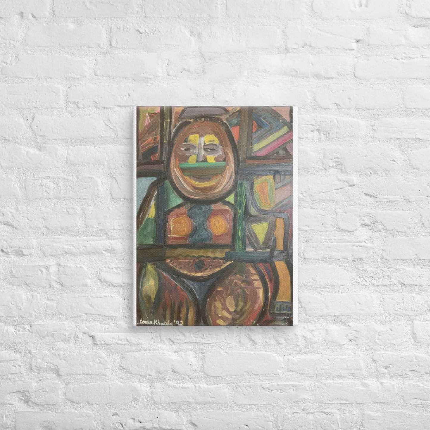 Canvas Print - The Guardian - Expressionist Figurative Art