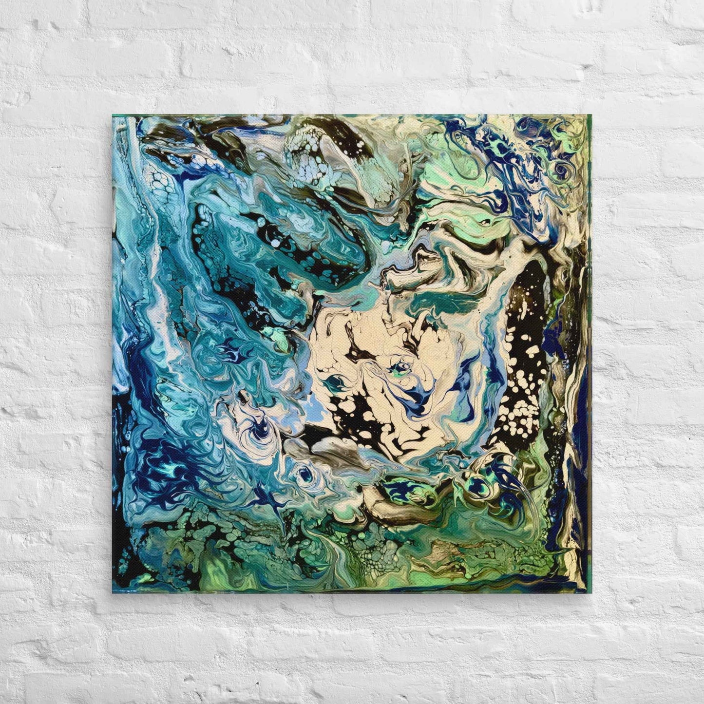 Canvas Print - Tectonic - Fluid Abstract Geologic Art