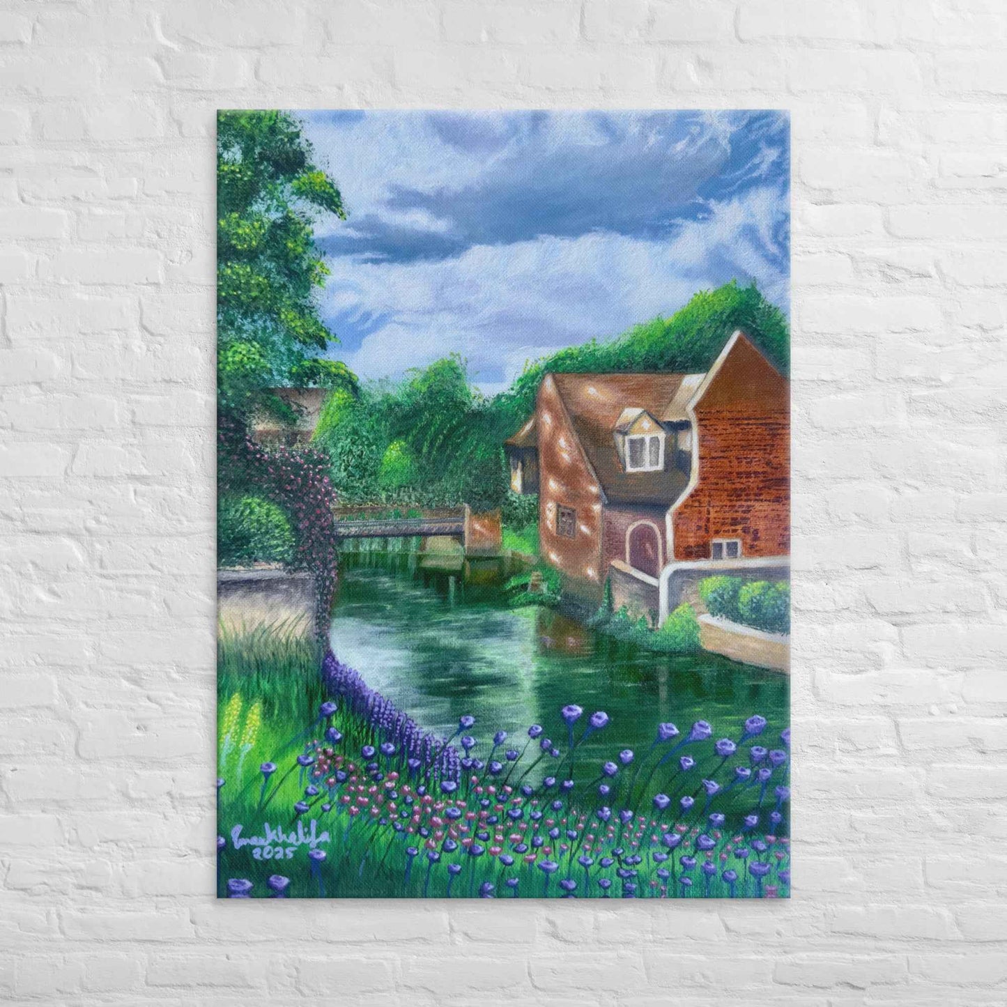 Canvas Print - River Melody - Impressionist Landscape