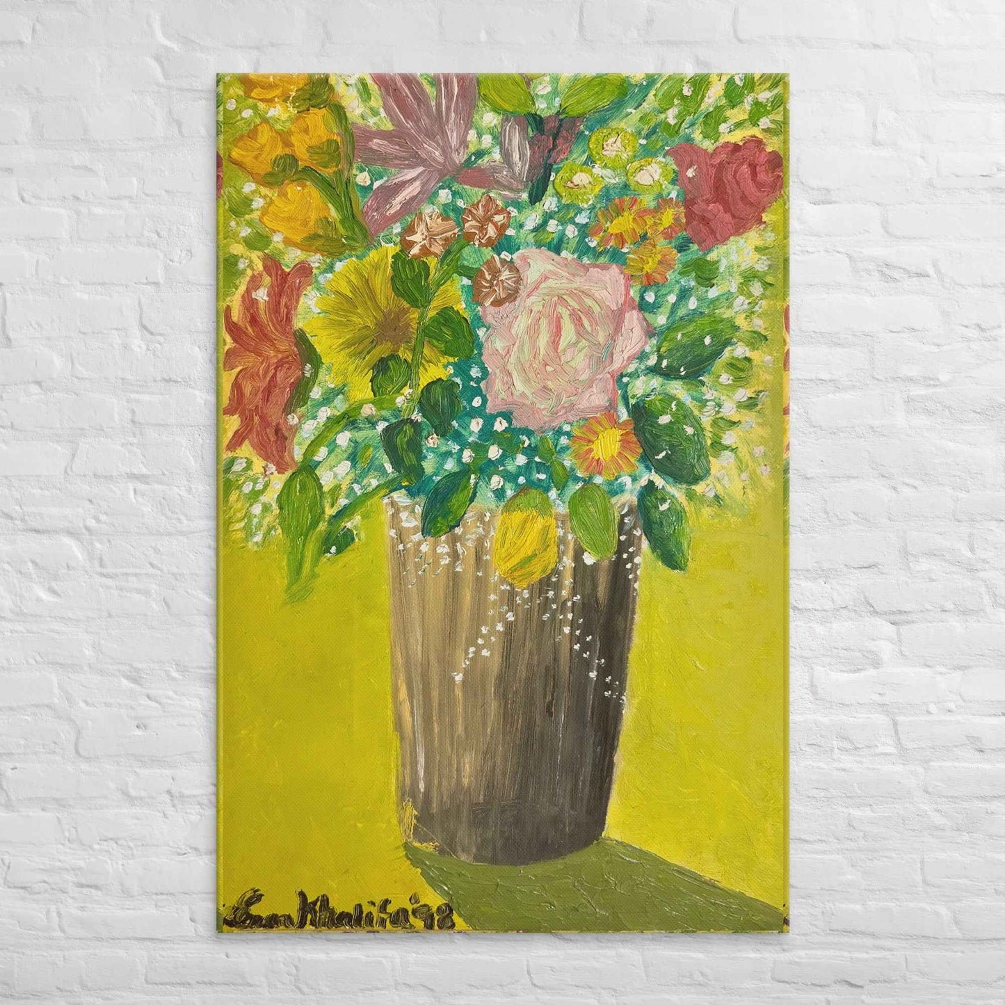 Canvas Print - Jubilee - Impressionist Floral Still Life Art