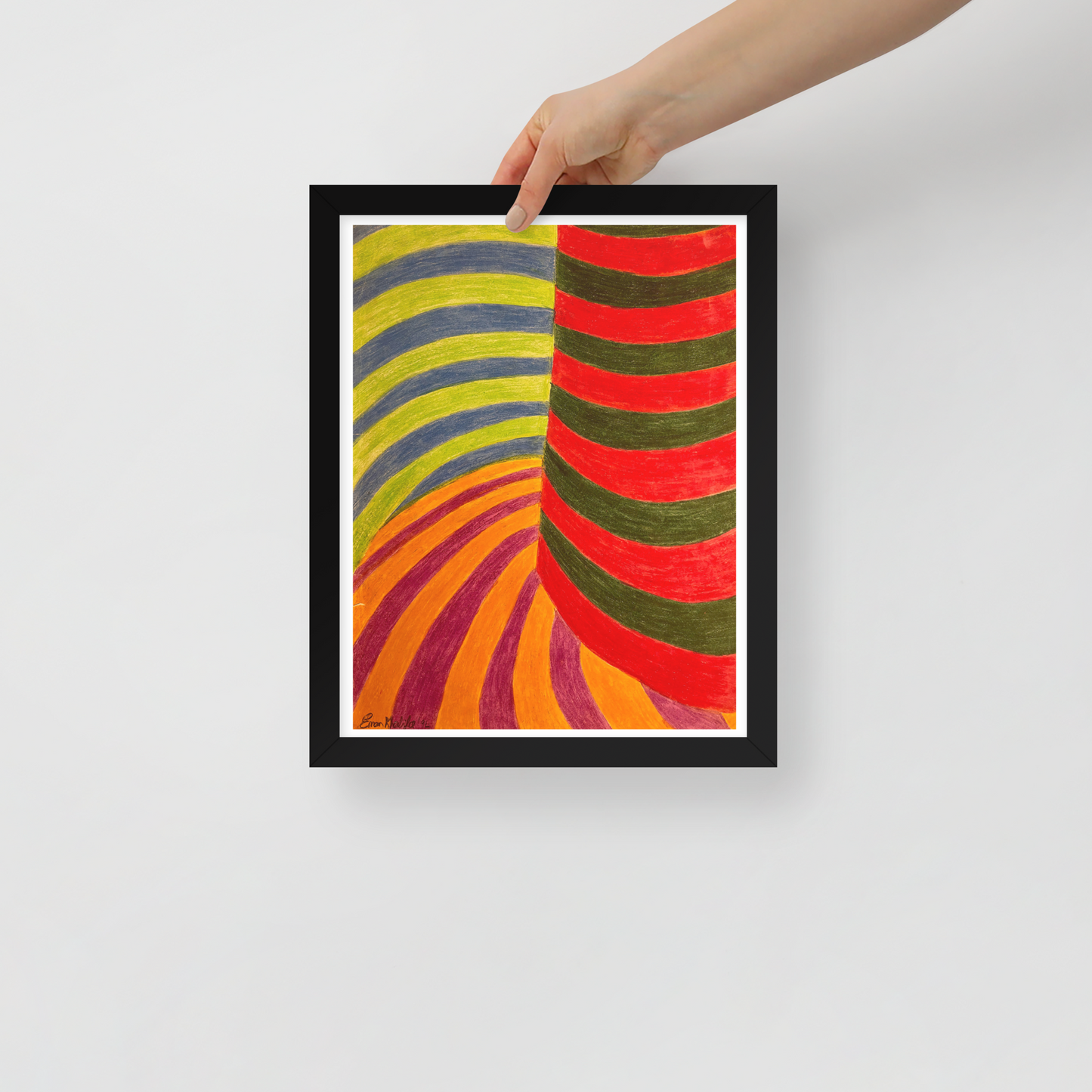No Brake Zone - Framed Print on Paper