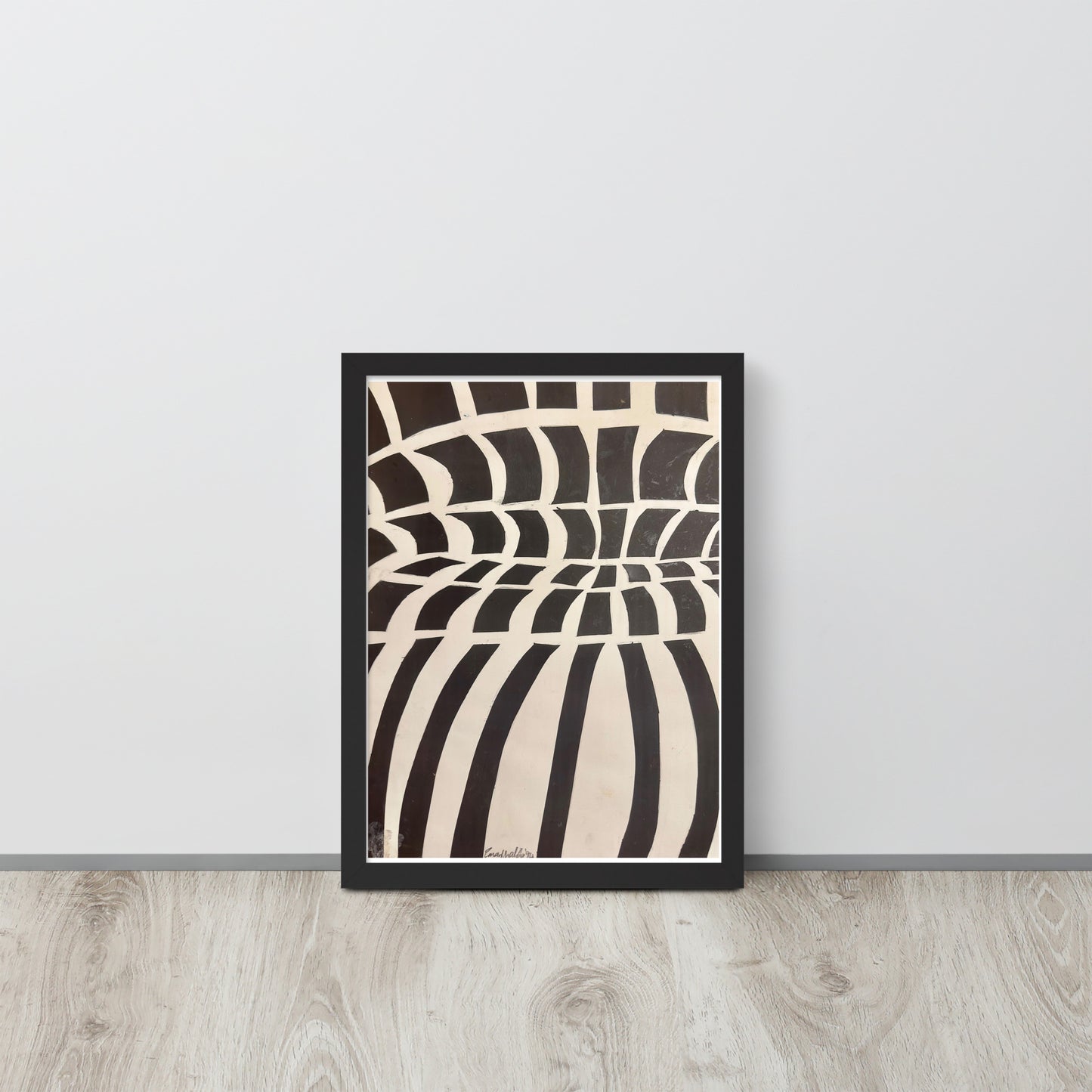 Optical Web - Framed Print on Paper