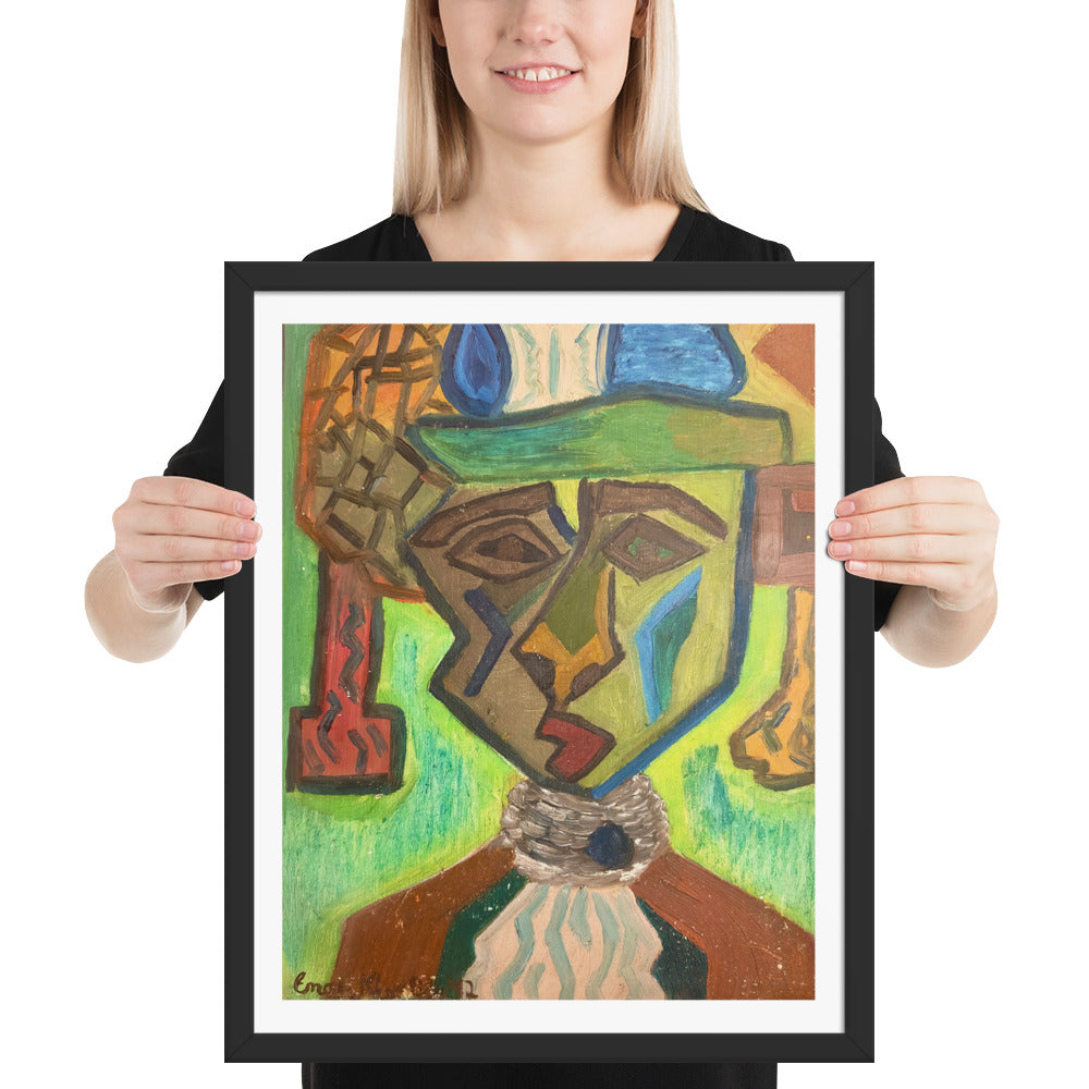 Fragmented Soul - Framed Print on Paper