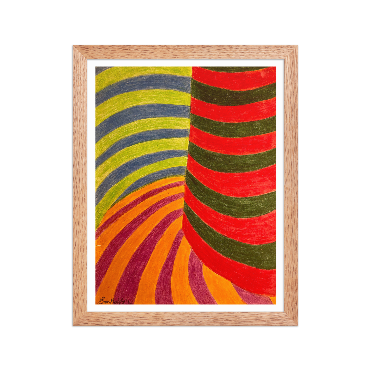 No Brake Zone - Framed Print on Paper