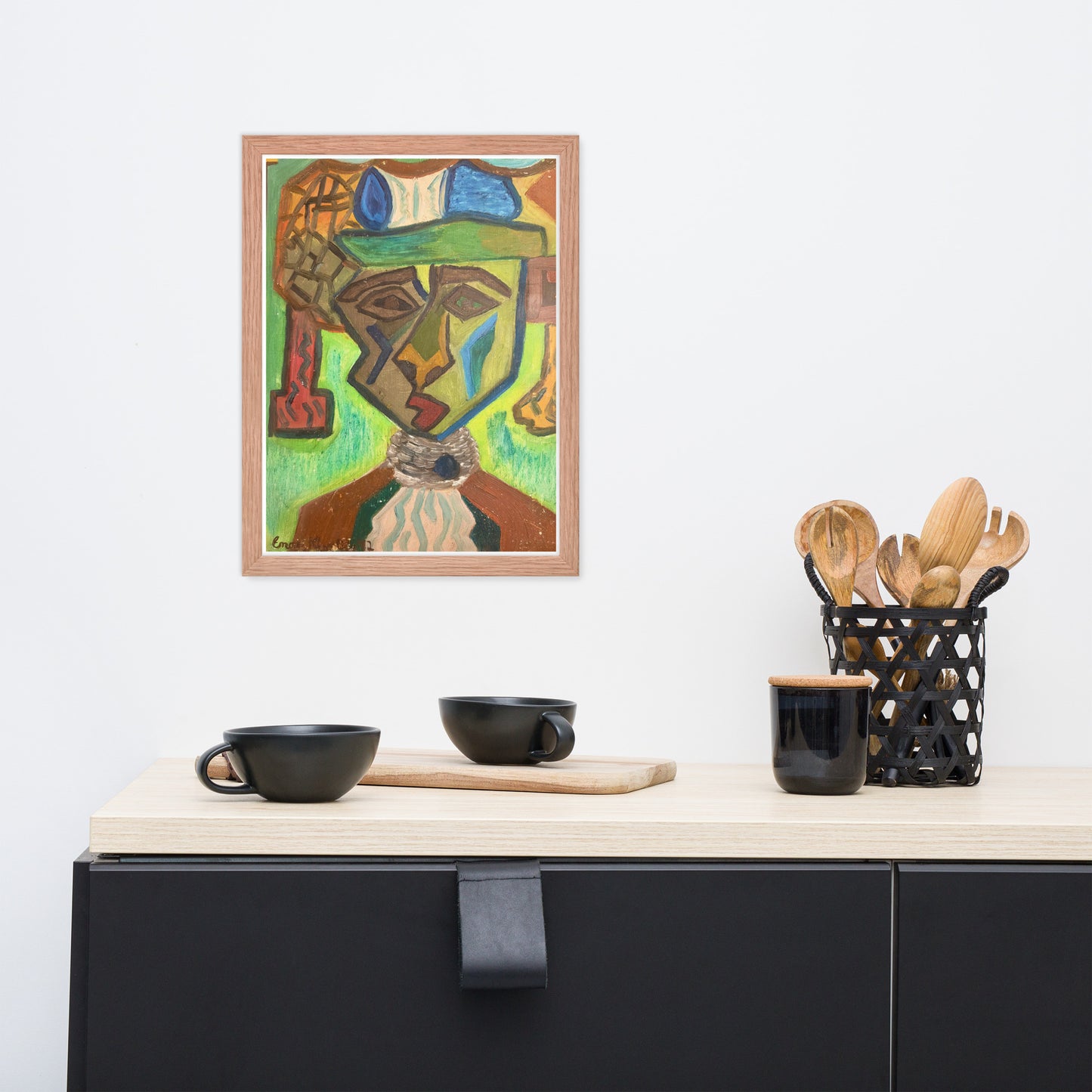 Fragmented Soul - Framed Print on Paper