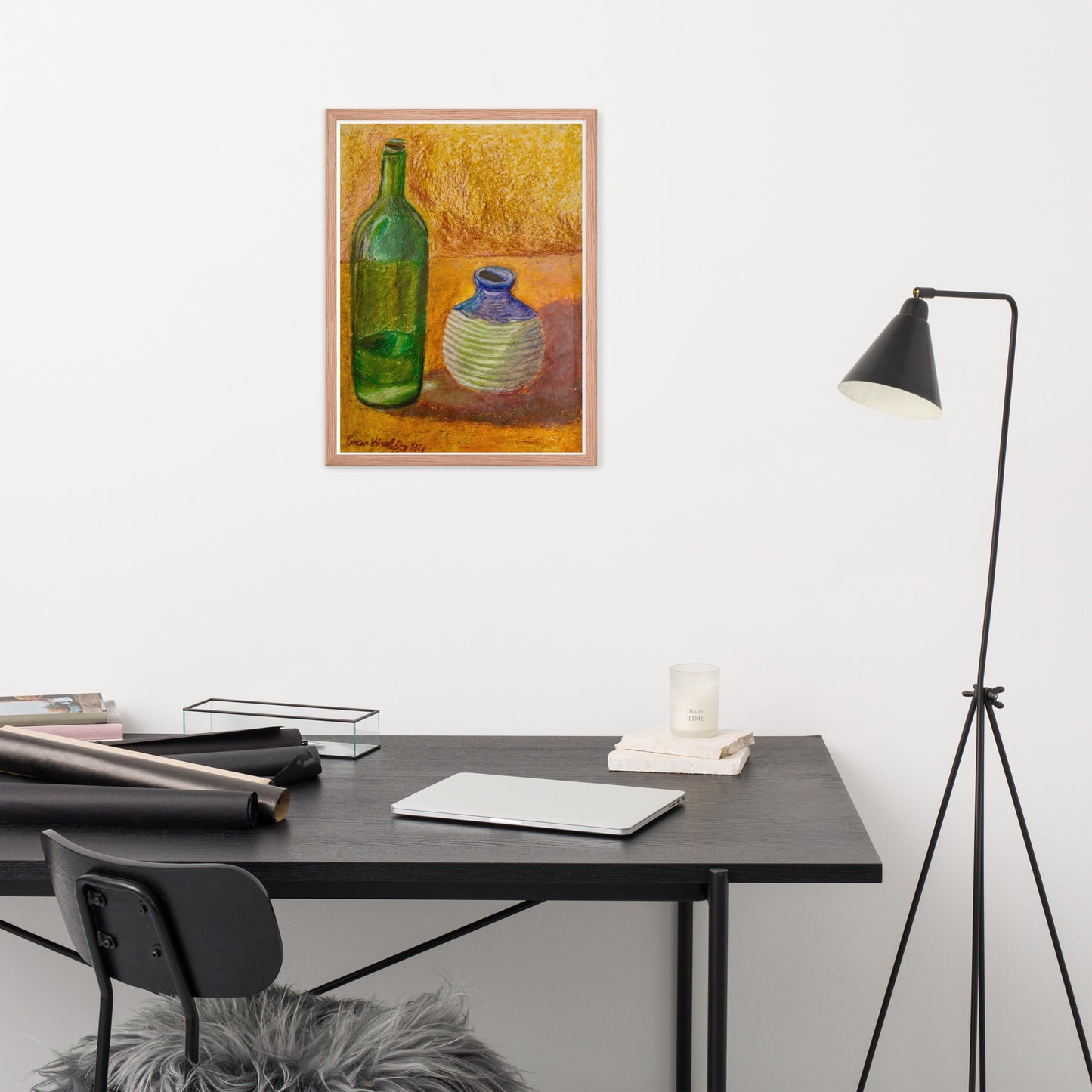 Still Longing - Framed Print on Paper