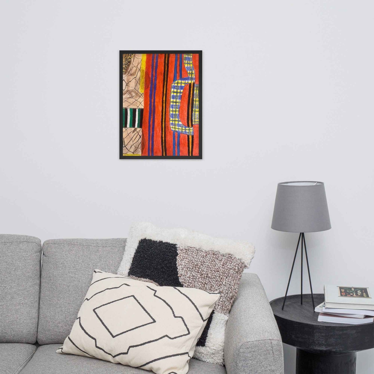 Framed Print - Palestine's Resilience - Geometric Abstract