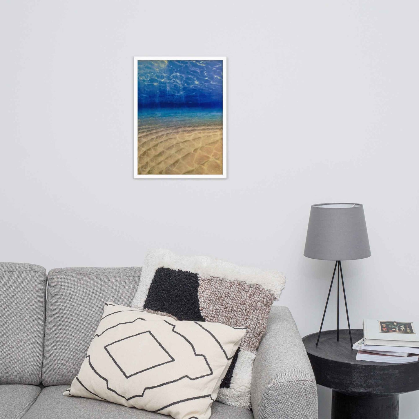 Framed Print - Hypnosis - Underwater Scene & Light - Eman's Gallery