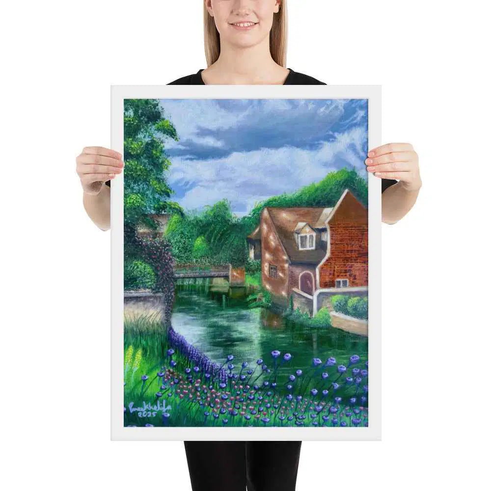 Framed Print - River Melody - Impressionist Landscape