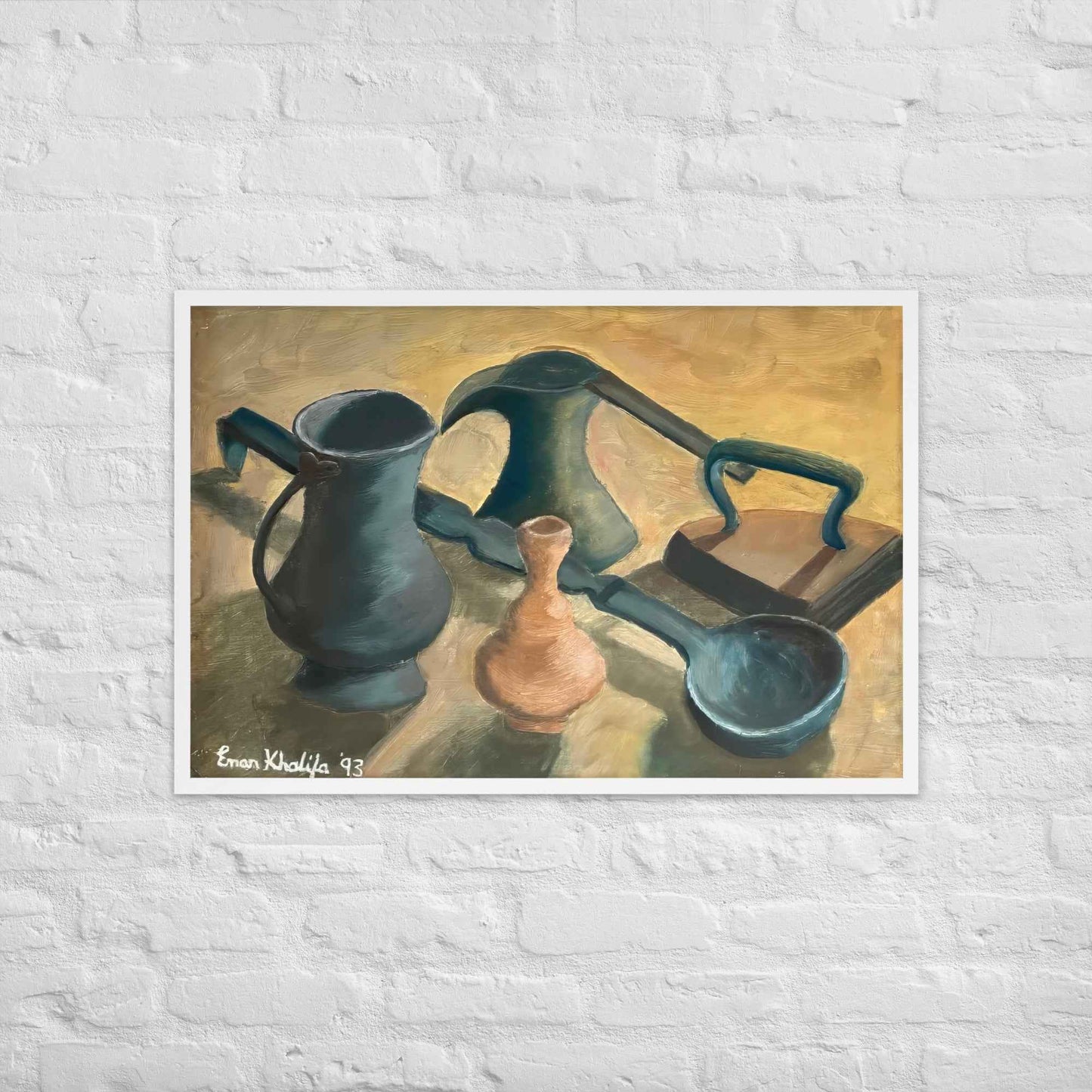 Framed Print - Genesis of Form - Still Life Rustic Vessels