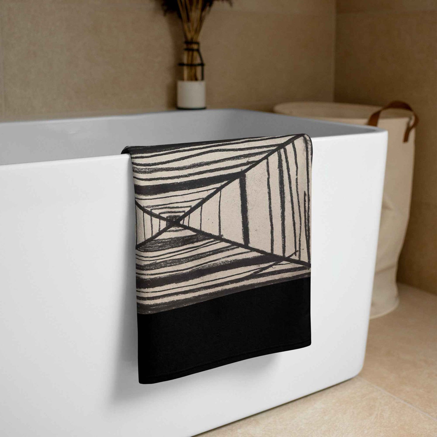 Towel - Deception - Geometric Op Art