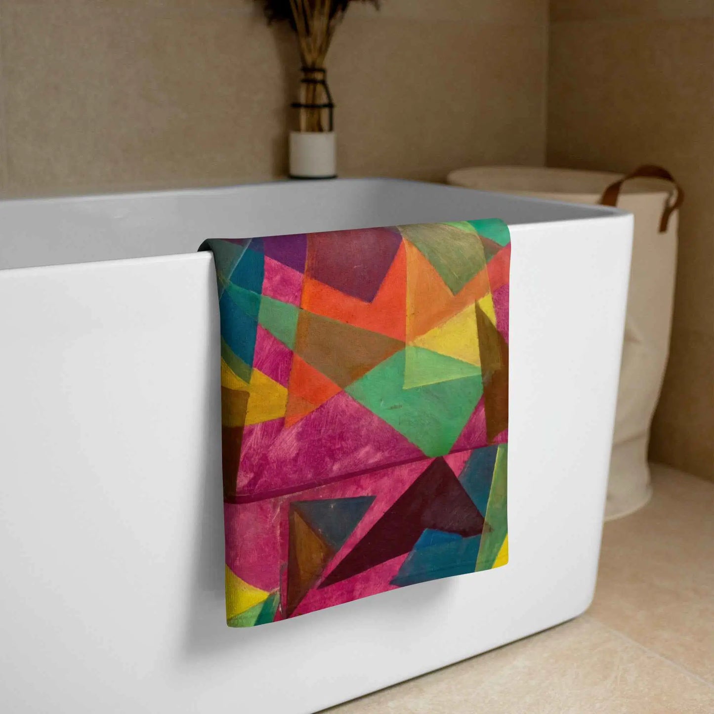 Designer Towel - In The Wine Glass - Geometric Abstract