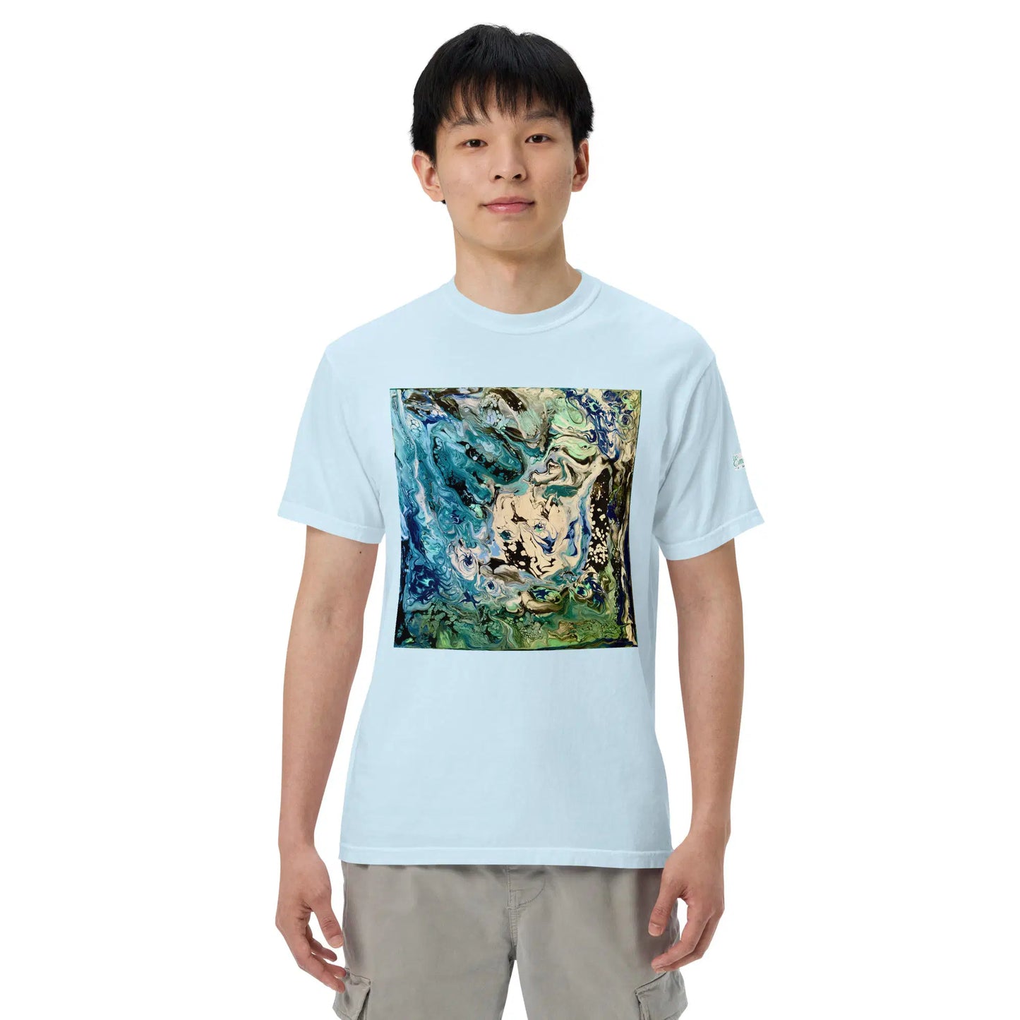 Unisex T-Shirt - Tectonic - Fluid Abstract Geologic Art - Eman's Gallery