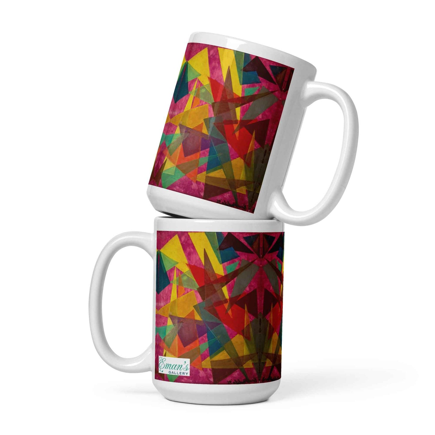 Coffee Mug - In The Wine Glass - Geometric Abstract