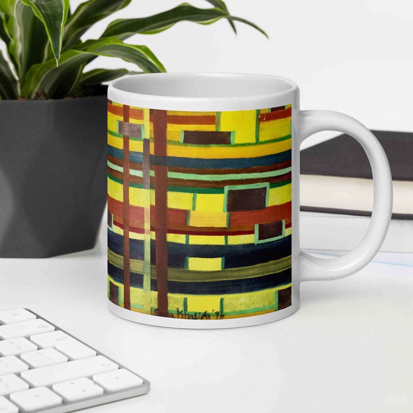 Coffee Mug - City in Grids - Geometric Abstract Urban