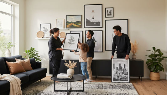 art display ideas home