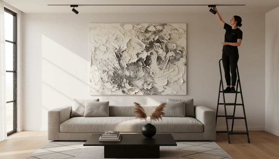 textured artwork interior