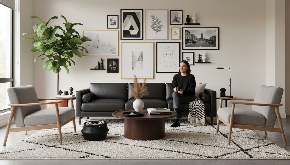 modern living room art