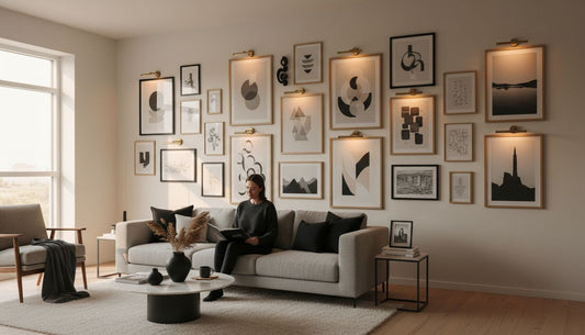 art print gallery wall