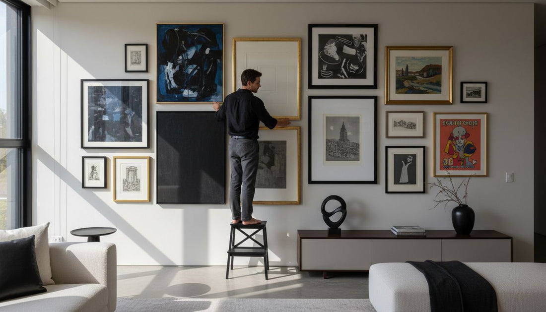 art display living room