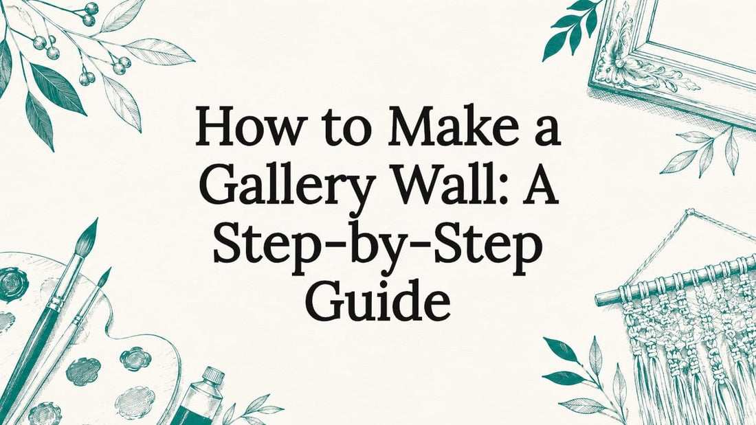 Decorative title card illustration with artistic frame elements