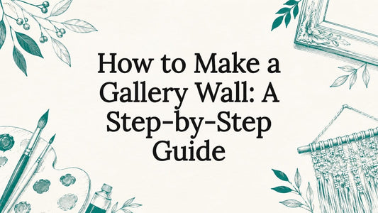 Decorative title card illustration with artistic frame elements