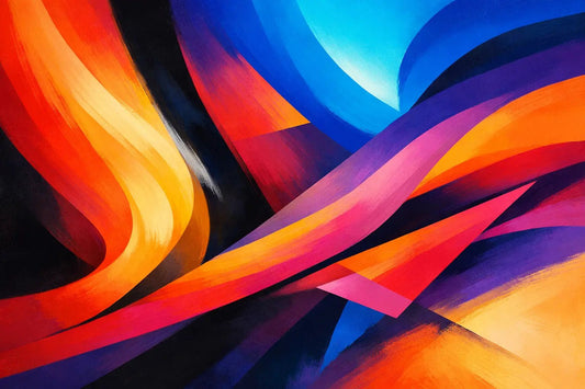 Statement Paintings for Minimalist Rooms