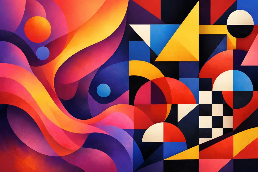Abstract vs Geometric Art for Your Home