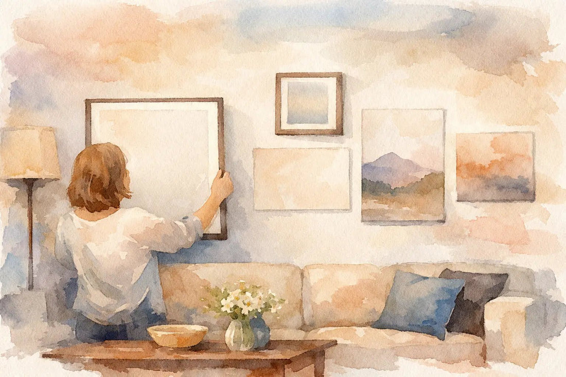 What Size Art for Living Room Walls?