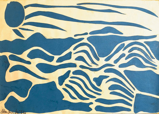 Eman Khalifa Art - Blue Airwaves